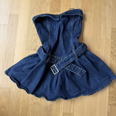 Abito in denim Bershka
