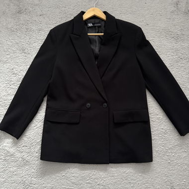 Oversized Blazer Schwarz