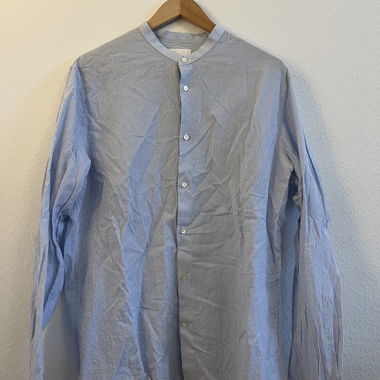 Chemise COS rayée bleu et blanc
