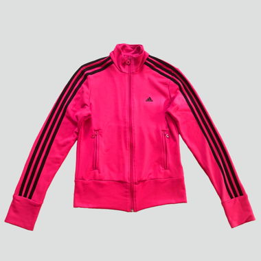 Adidas vintage pink track jacket