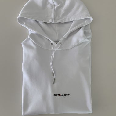 Felpa Saint Laurent bianca, taglia L