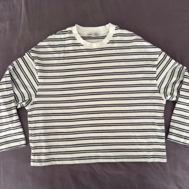 Gestreiftes Longsleeve Bershka, Grösse M, wie neu