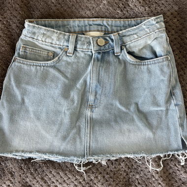 H&M Denim Mini Skirt