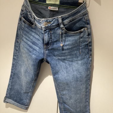 Jean Capri en denim Street One 3/4