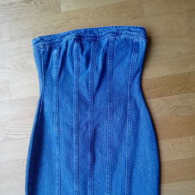 Mini dress in jeans