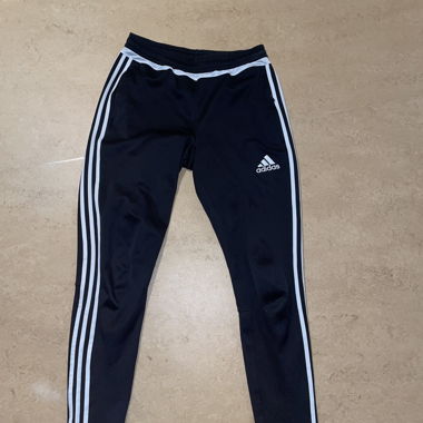 Adidas Trainingsleggings schwarz mit Streifen