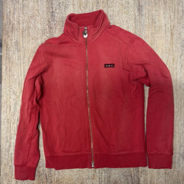 Red Zip Jacket with Logo