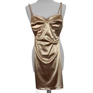 GOLD BODYCON DRESS