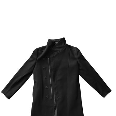 Mantel, Zara Man, Black, Size S