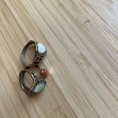 Lot de 3 bagues fantaisie