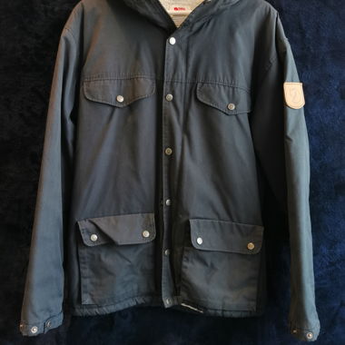 Veste à capuche d'hiver coupe droite 