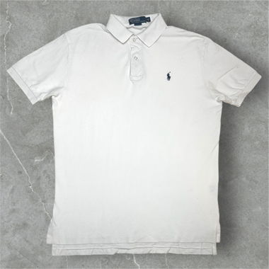 weißes polo ralph lauren polo shirt