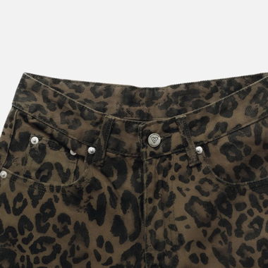 Leopard print Jeans