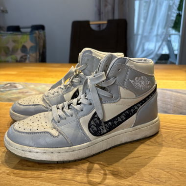 Dior Air Jordan High-Top Sneakers