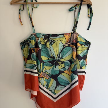 Zara Multicolour Strap Top