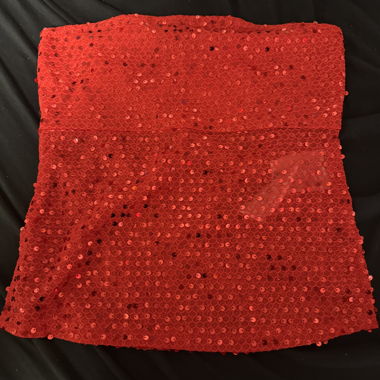 Red Sequin Top by FB Sister