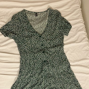 Green Floral Dress