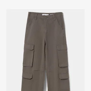 Bershka Cargohose - dark grey