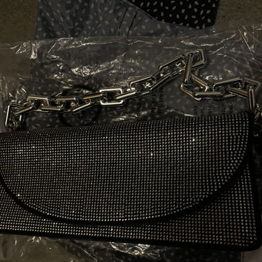 Glitter bag mit träger