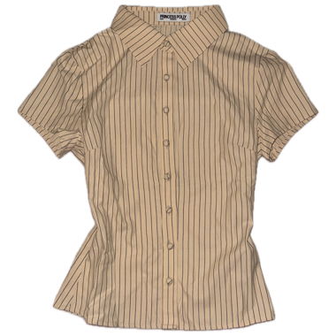 Blouse jaune rayée – Princess Polly
