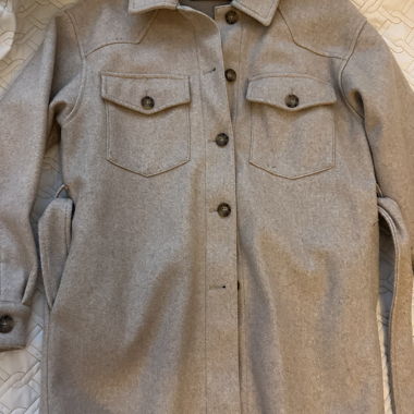 Giacca‑camicia ZARA beige, taglia S