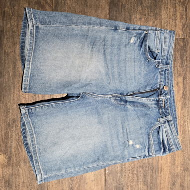 Short en jean bleu