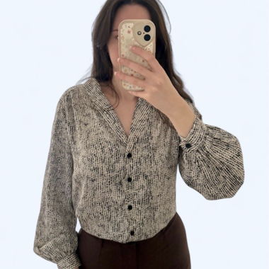 Blusa Topshop con motivo