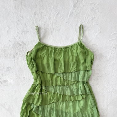 Fairy Green Tutu Chiffon Cami (S/M)