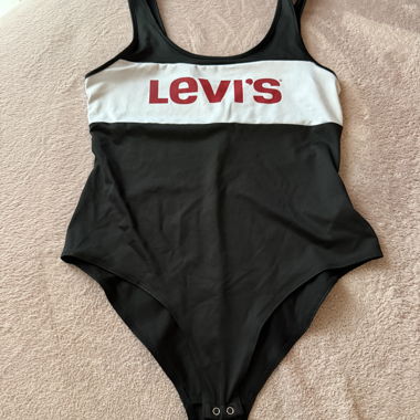 Levi’s Badeanzug  schwarz-weiss Grösse M