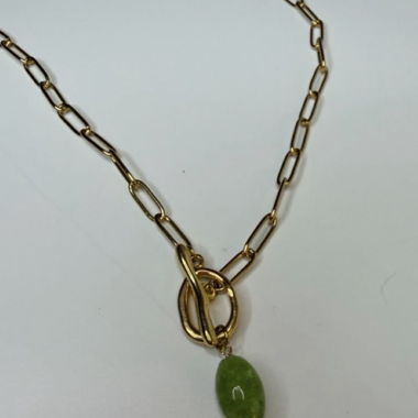 Goldfarbene Anhänger-Kette