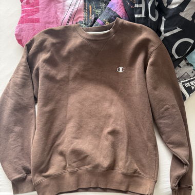 Sweat Champion vintage marron, taille M