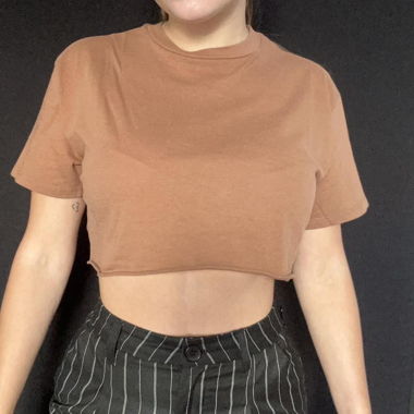 Subdued croptop