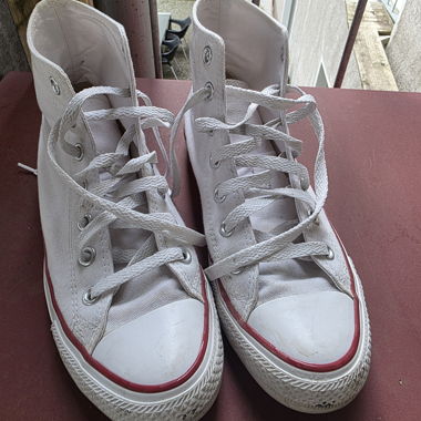 White Converse All Star High-Top Sneakers