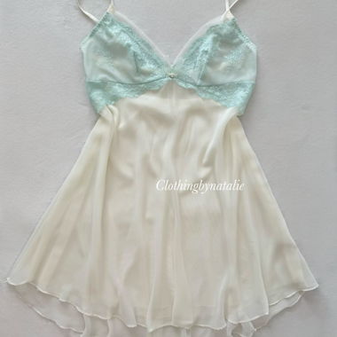 Robe babydoll en mousseline sirène Taille S