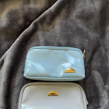 Vintage Christian Dior Parfums Cosmetic Pouch Set