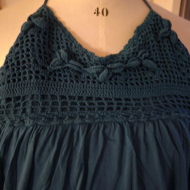 Blue Velvet Dress