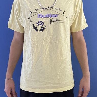 T-shirt Butter giallo chiaro
