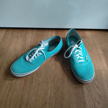 Turquoise Vans Sneakers