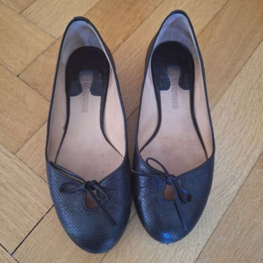 Ballerine in pelle nere