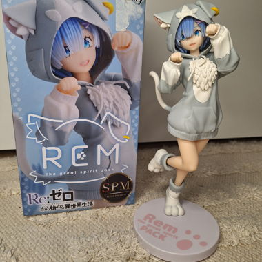 Figurine Manga Rem de Re:Zero (tenue de chat)