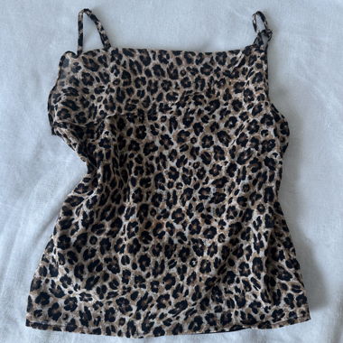 Top mesh leopardo C&A taglia S