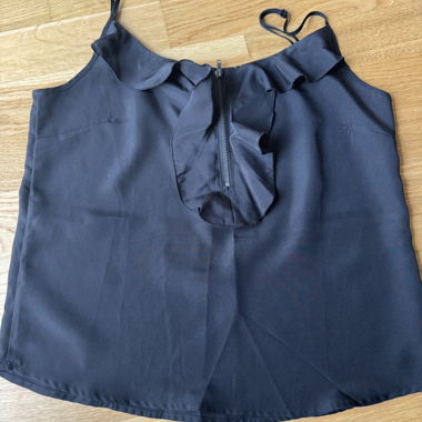 Top noir H&M à bretelles - Taille 38