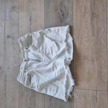 Short jeans blanc
