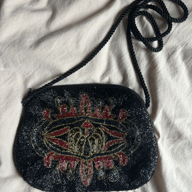 bag with cute glittery stones