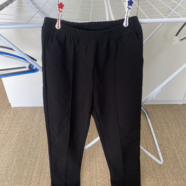 Pantaloni di tessuto neri