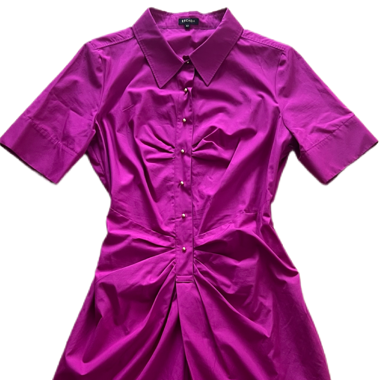 Escada Fuchsia Shirt Dress