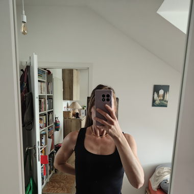 Débardeur noir Zara Basic