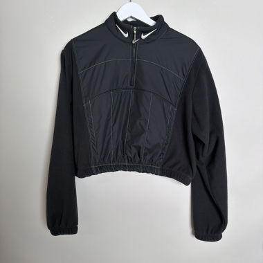 Nike-Cropped-Fleecejacke