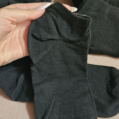 Set da 10 paia di calzini neri per sneakers