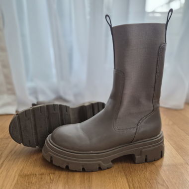 Stivaletti chunky marroni